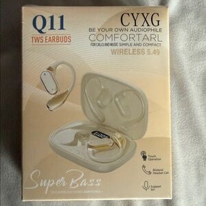 Q11 Wireless Earbuds - Cream